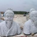 本溪 白麻花岗岩石材人物立体雕刻