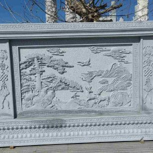 本溪 芝麻白大型照壁，屏风，影壁