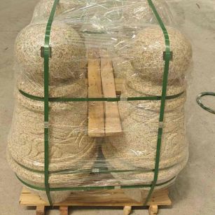 本溪 黄金麻异形定制雕花——棒棒糖挡车柱