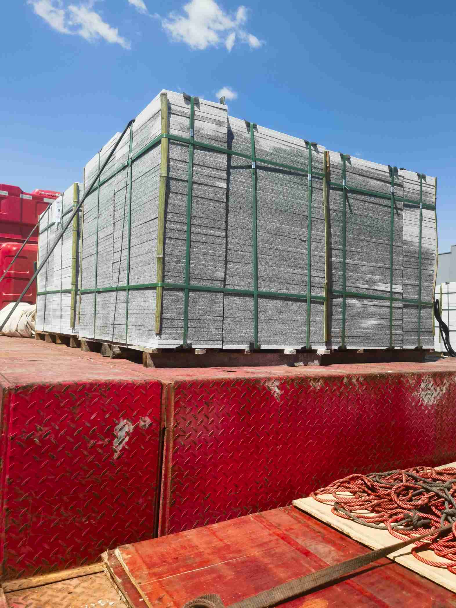 本溪 芝麻白火烧规格板地铺石300*600/600*600